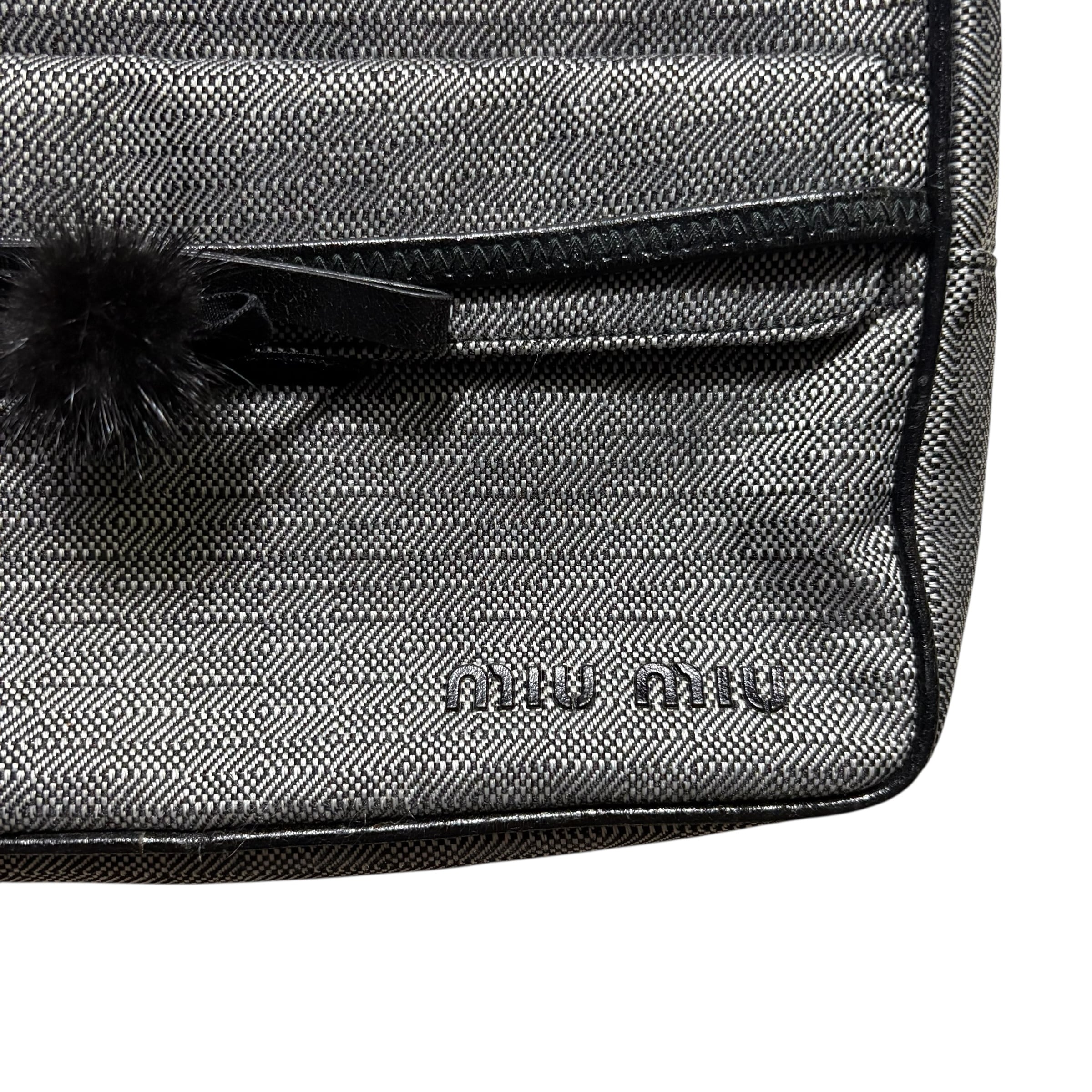 archive MIU MIU canvas hand bag | NOIR ONLINE