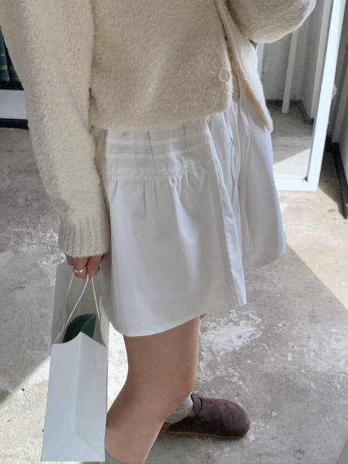 (LITER) mabel lace  skirt / 2color