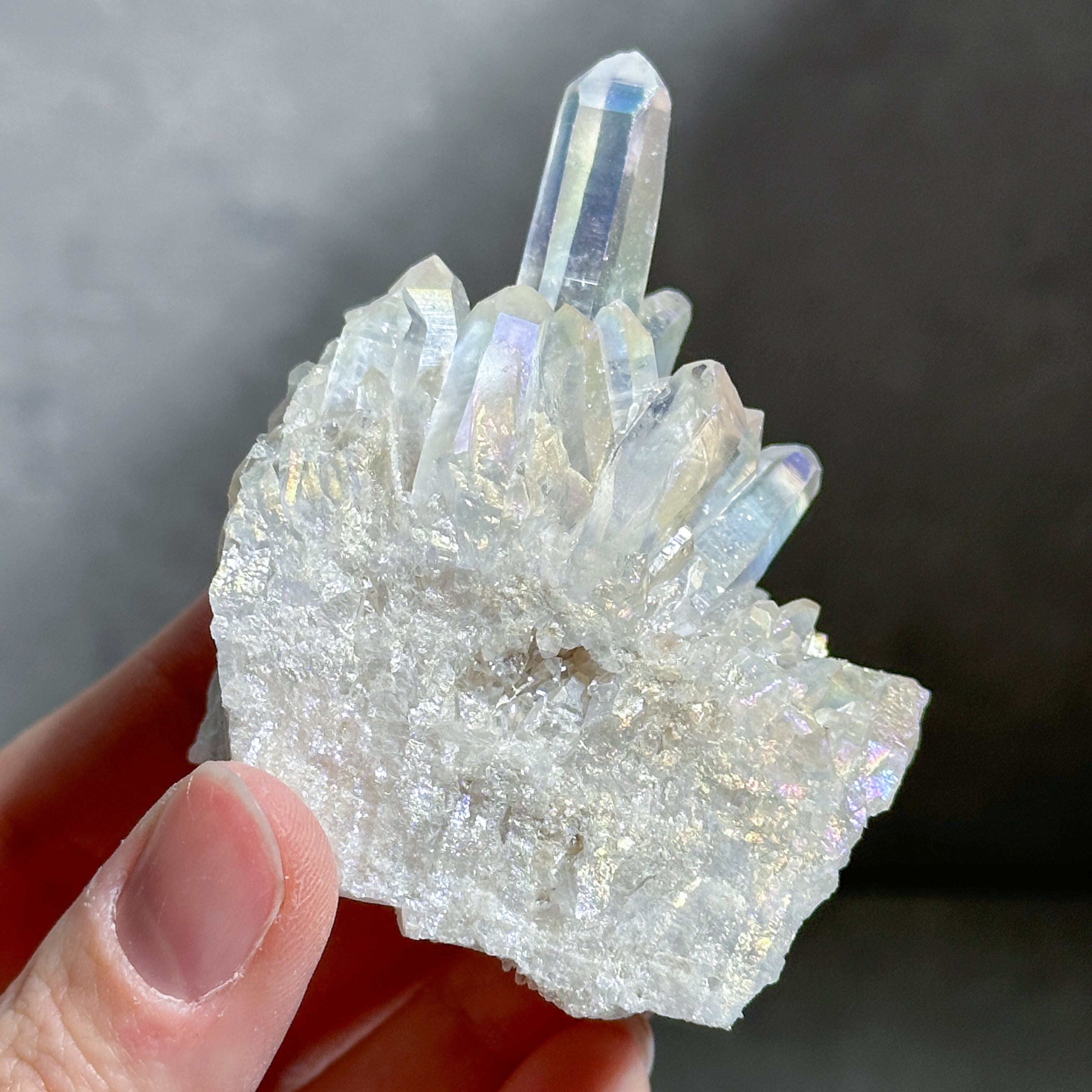 エンジェルオーラクォーツ クラスター22◇Angel Aura Quartz