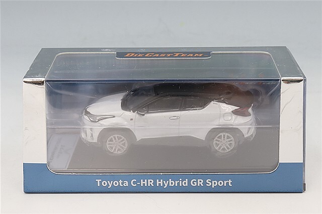 Die Cast Team（ダイキャストチーム）  1/64 Toyota C-HR Hybrid GR Sport (RHD) ホワイト 　LL-022-101