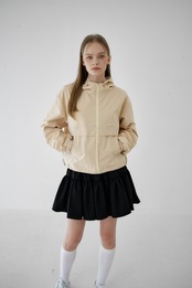 GOXO ゴーエックスオー ゴルフウェア スマイルハートダブルフレアスカート ブラック