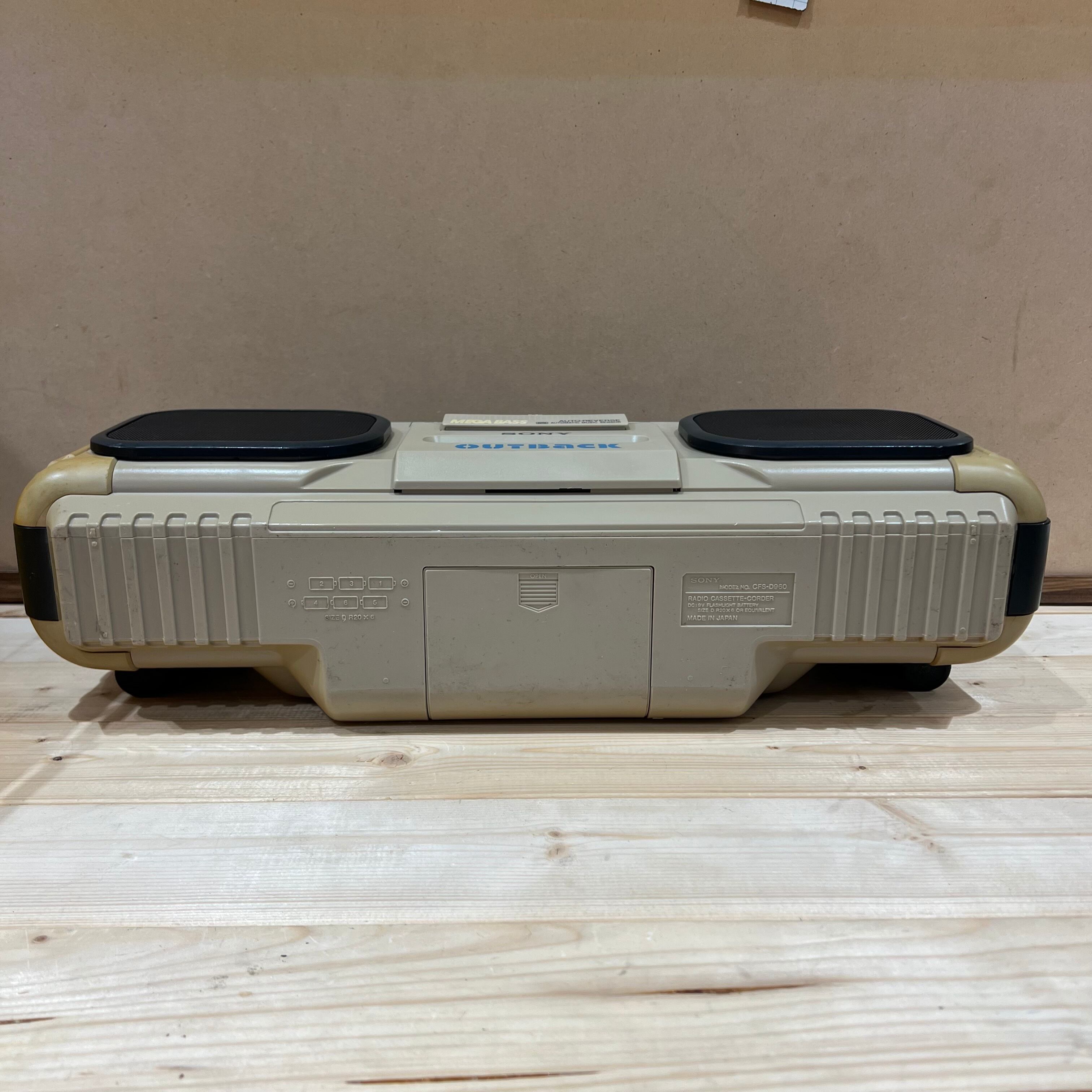 希少完動品]Sony OUTBACK CFS-D960 希少モデル | stability