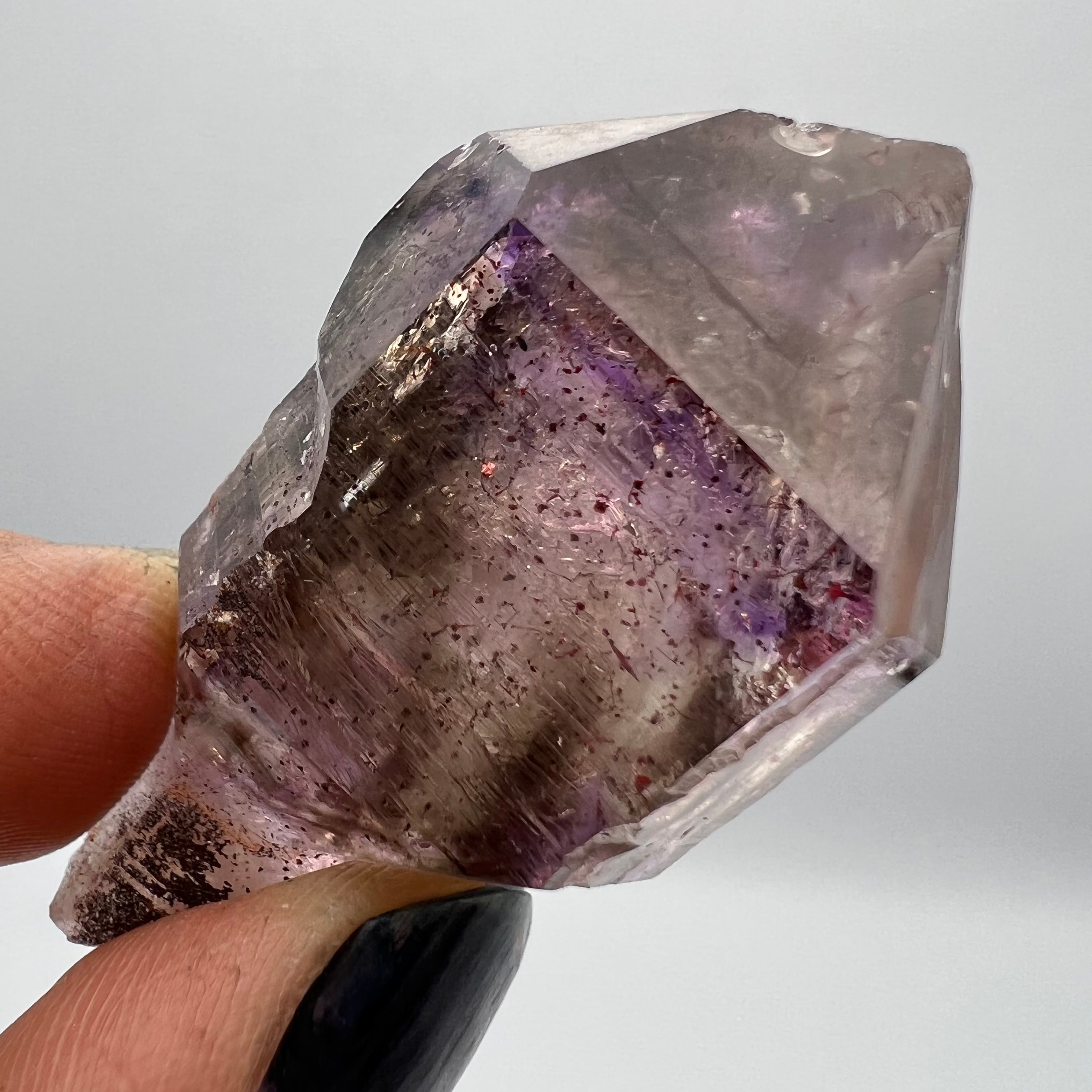高品質 水入り シャンガンアメジスト(ジンバブエ産) クリスタル 原石 鉱物標本 高品質 水入り シャンガンアメジスト(ジンバブエ産) クリスタル 原石