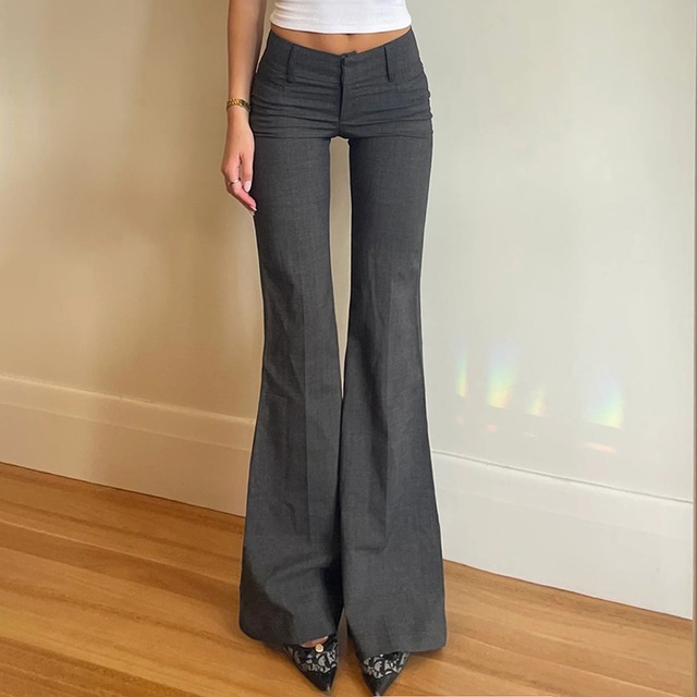 ローライズパンツ センタープレスパンツ レディース パンツ ボトムス ロングパンツ ブーツカットパンツ スラックス ローライズ センタープレス ブーツカット タイト 裾フレア セクシー きちんと感 タイト スリム かわいい 大人可愛い きれいめ シンプル カジュアル 上品 おしゃれ かっこいい こなれ感 マニッシュ ガーリー キュート 通勤 通学 デート お出かけ 休日 ショッピング 楽ちん 体型カバー 普段使い モテ トレンド インスタ映え ゆったり フェミニン