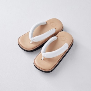 サン駄（江戸前sandal） 　white　[SW-10221]