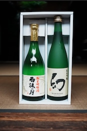【お中元・プレゼント用】幻・雨後の月純吟セット【のし・包装可能】