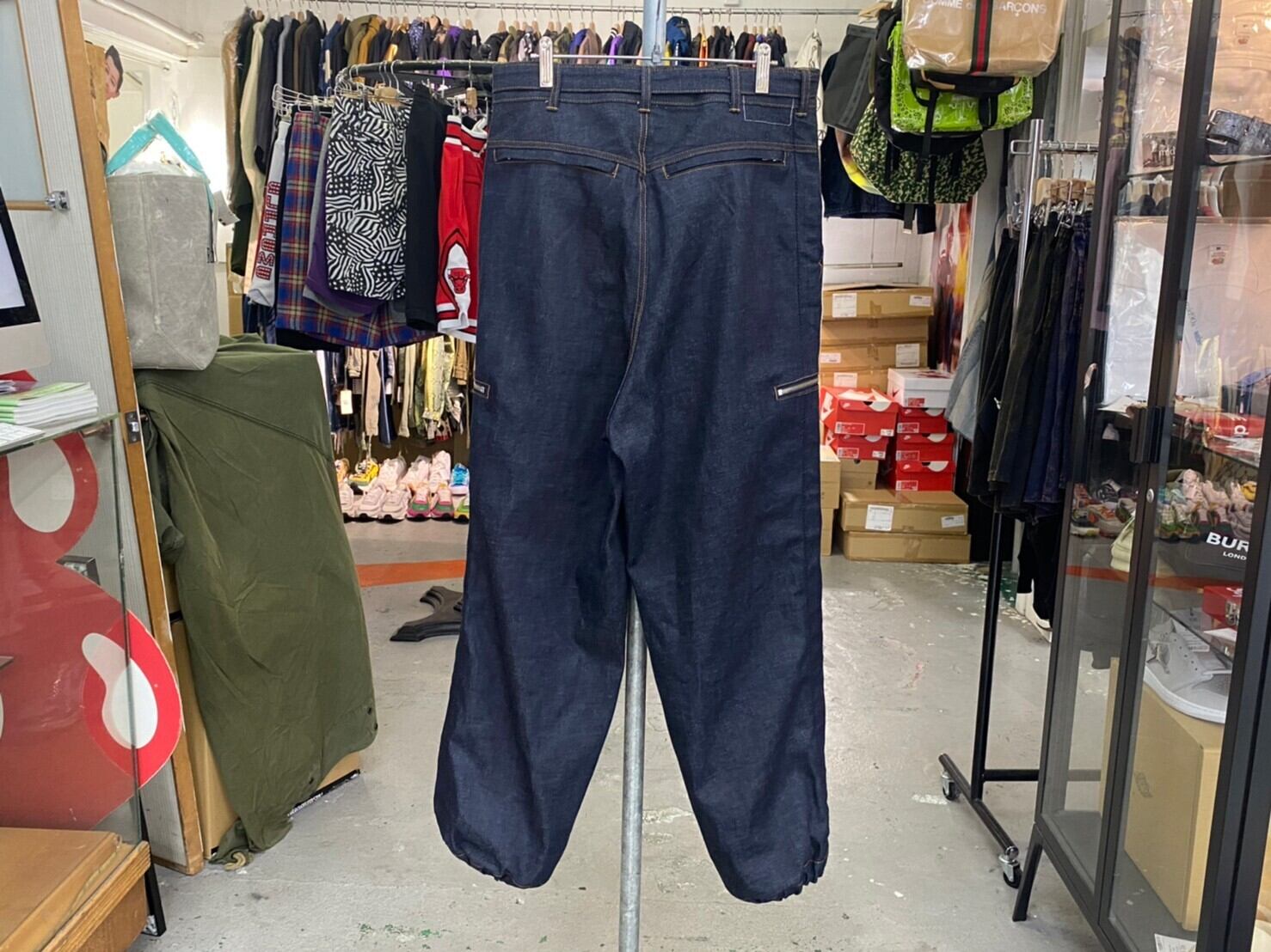 sacai 22SS BELTED DENIM 1 INDIGO 22-02720M 197141 | BRAND BUYERS OSAKA