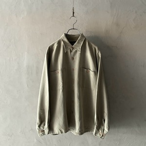 -quickreflex- rayon wide silhouette shirt