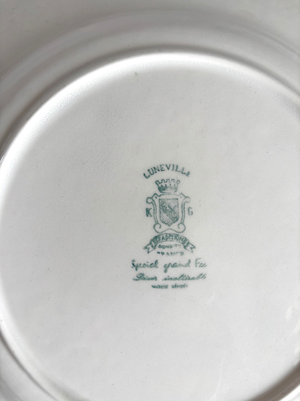 ディナープレート　KGリュネヴィル　田園風景　トワルドジュイ　飾り皿　 12tweg5