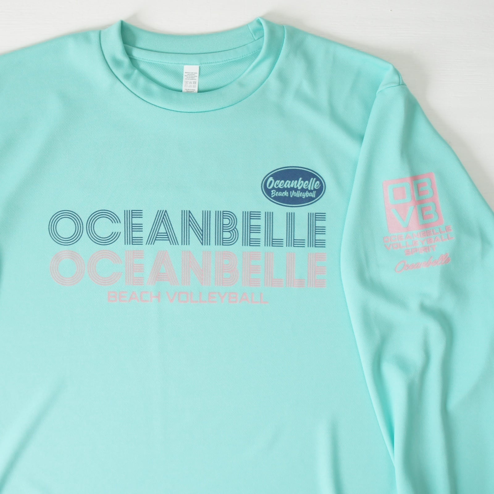 ドライTシャツ ODAIBA BeachVolley×OCEANBELLE （ジャパンブルー