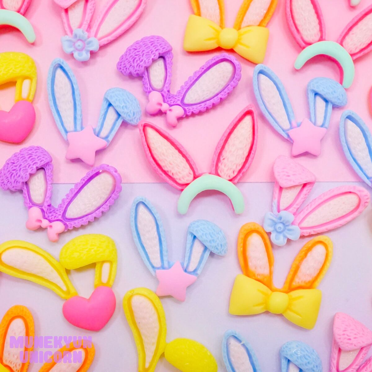 O128 【30個セット】ウサ耳 カチューシャ 30個セット | デコパーツと