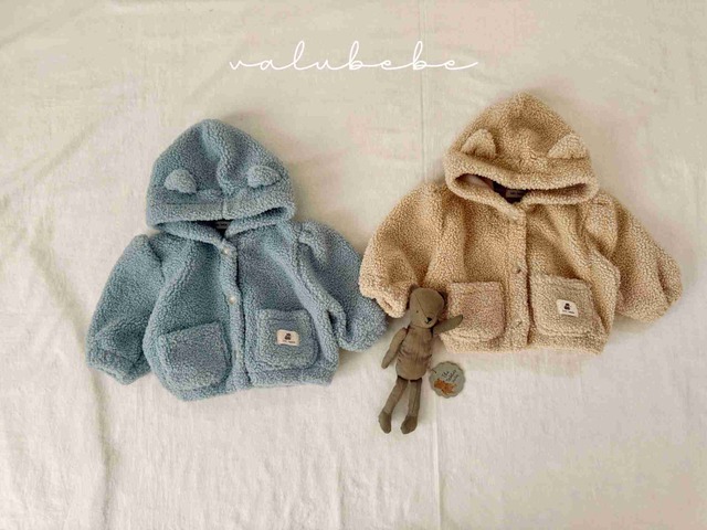 【取寄】valubebe｜cat ear hoodie jumper｜キャットイヤーフーディジャンパー｜6M-18M｜baby