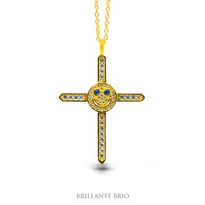 cross smile necklace