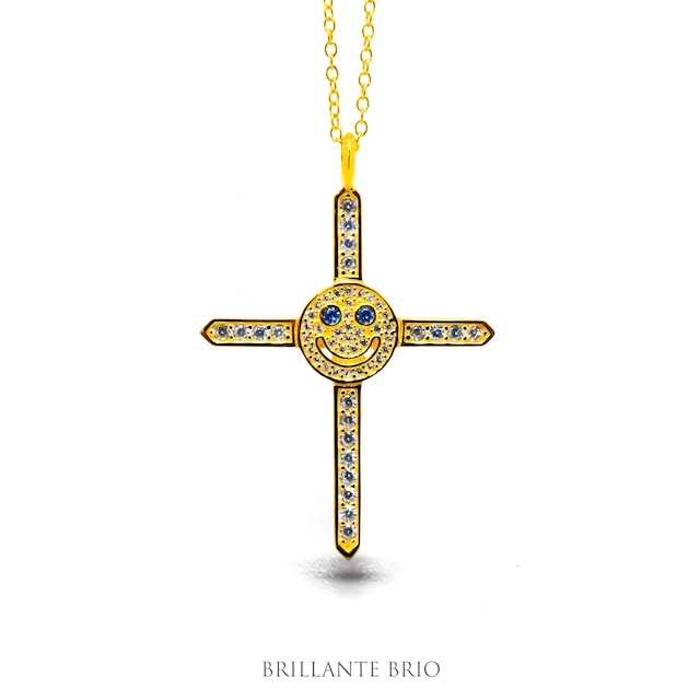 cross smile necklace