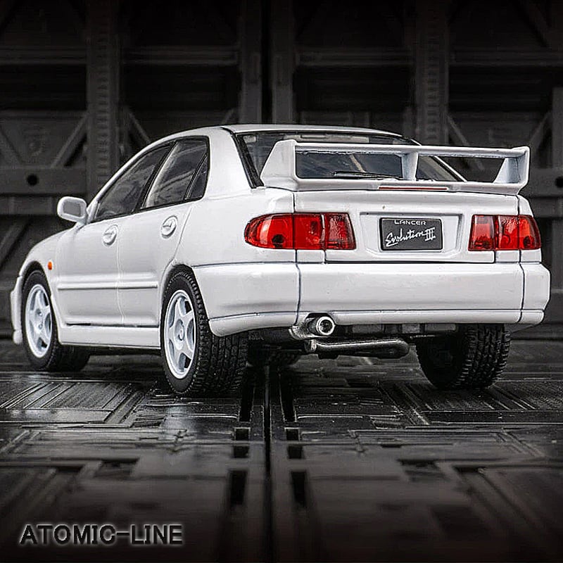三菱 LANCER Evolution 3 III ミニカー 1/32 全4色 ライト点灯