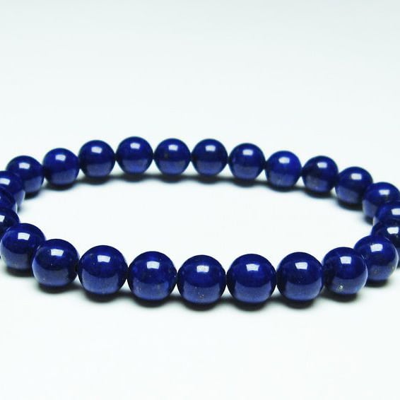 ラピスラズリ ブレスレット 8mm 一点物 111-31121