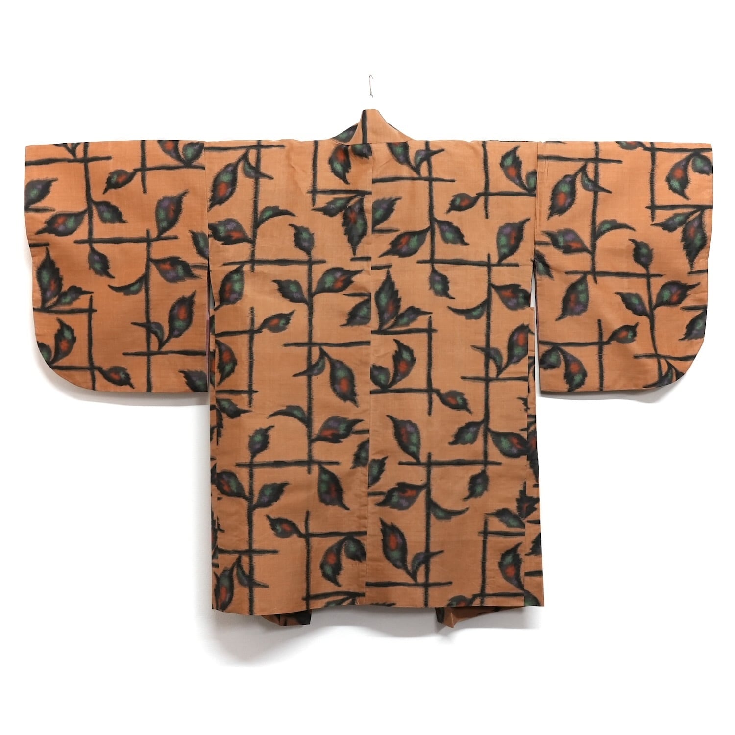 着物銘仙長羽織ヴィンテ-ジ