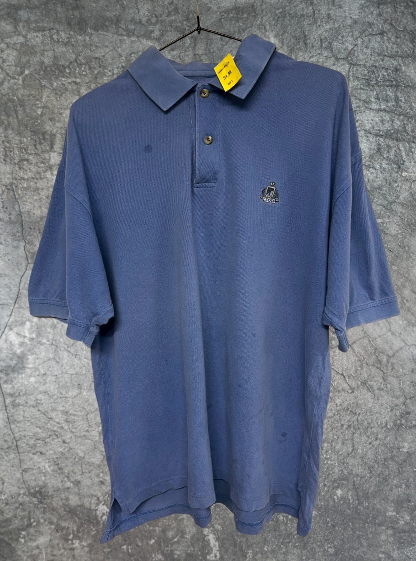 刺繍半袖ポロシャツ size:M