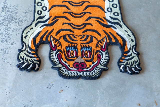 Tibetan Tiger Rug 《Sサイズ•ウール031》チベタンタイガーラグ