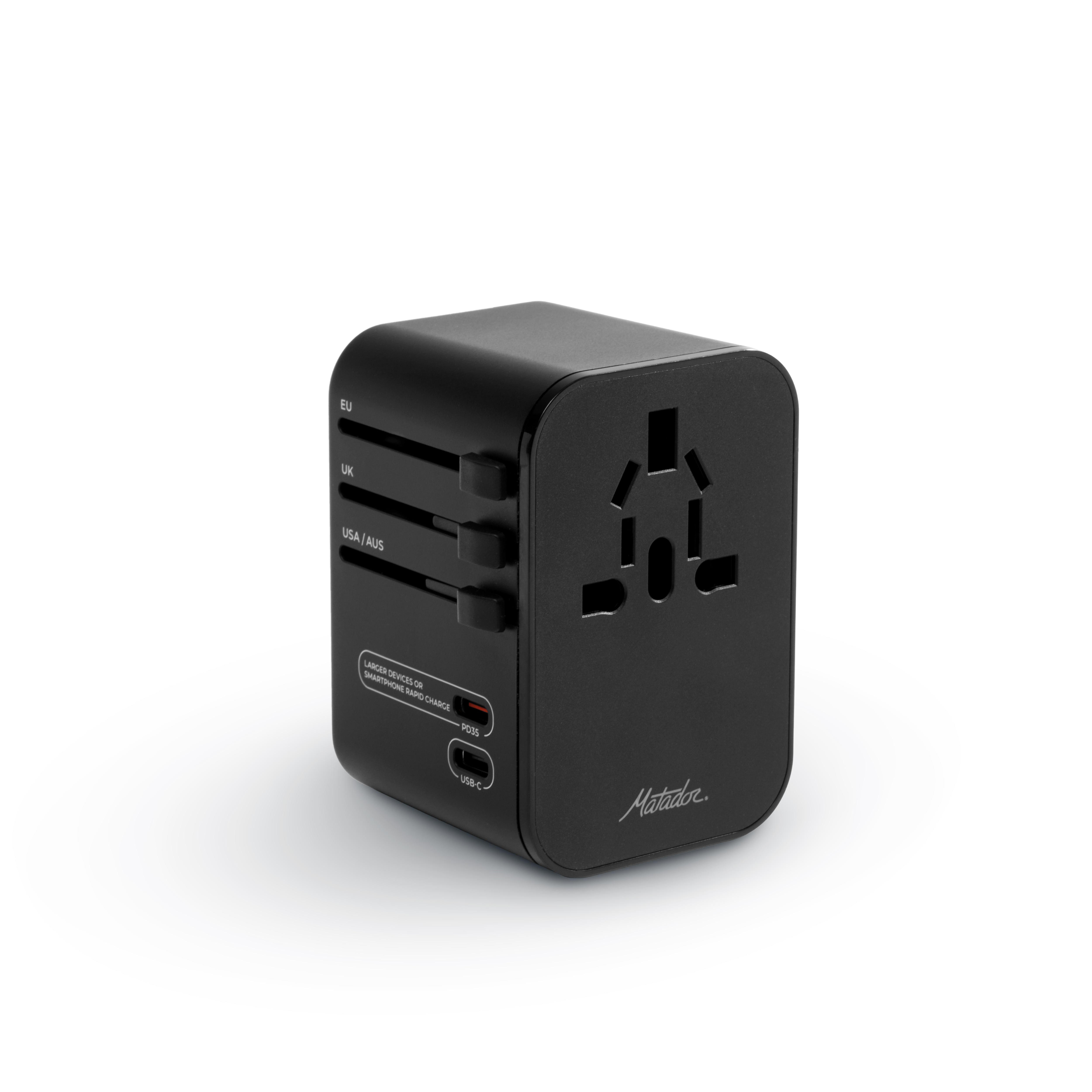 Matador⭐︎ Global travel adapter Matador】グローバルトラベルアダプター / ブラック | ZERODAY