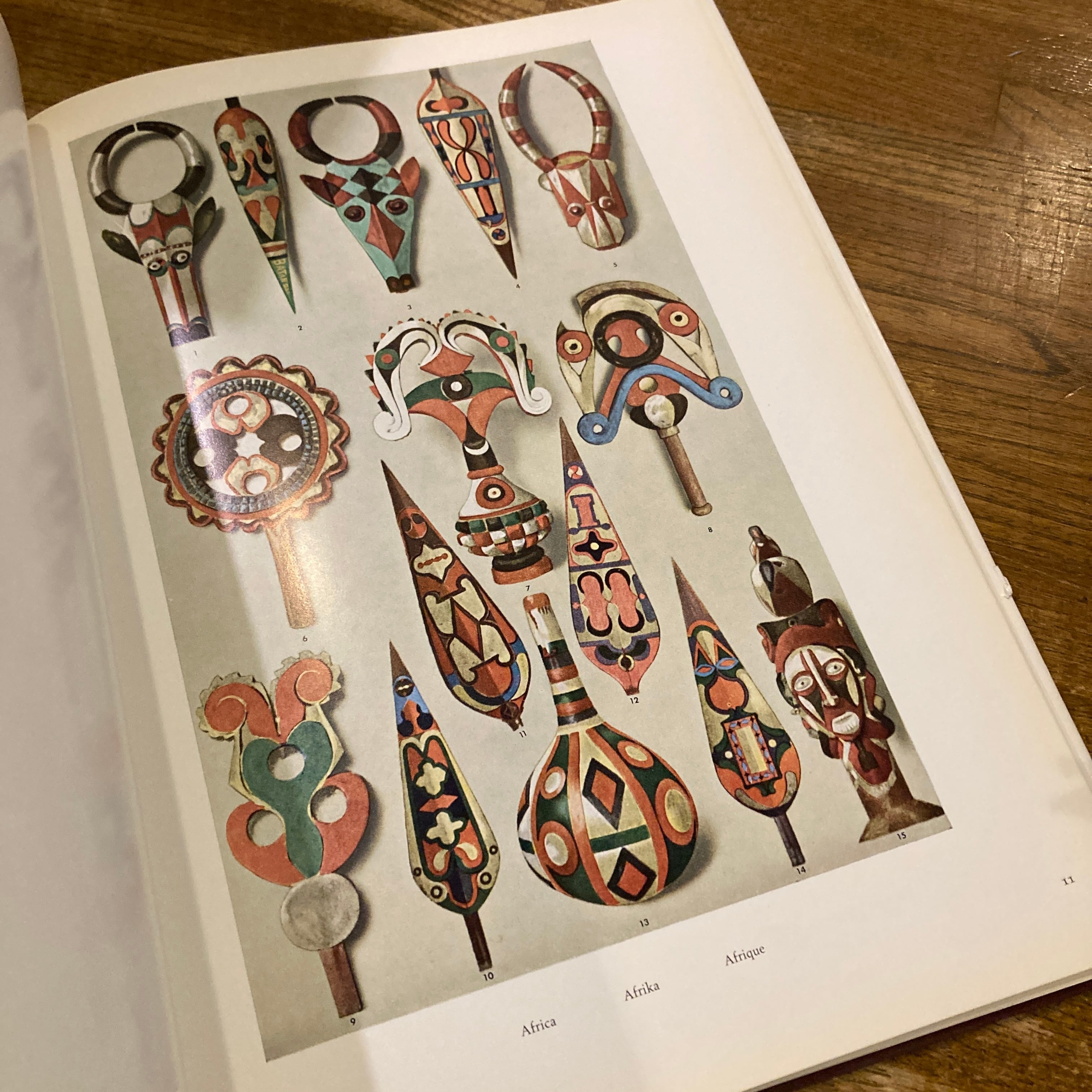 1955年ORNAMENTE DER VÖLKER・民族の装飾・カラー図録 Ornamente der Volker: AFRIKA AMERIKA ASIEN AUSTRALIEN INDONESIEN