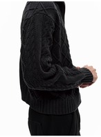 JCAESAR STUDIO Argyle Jacquard Zip Knit