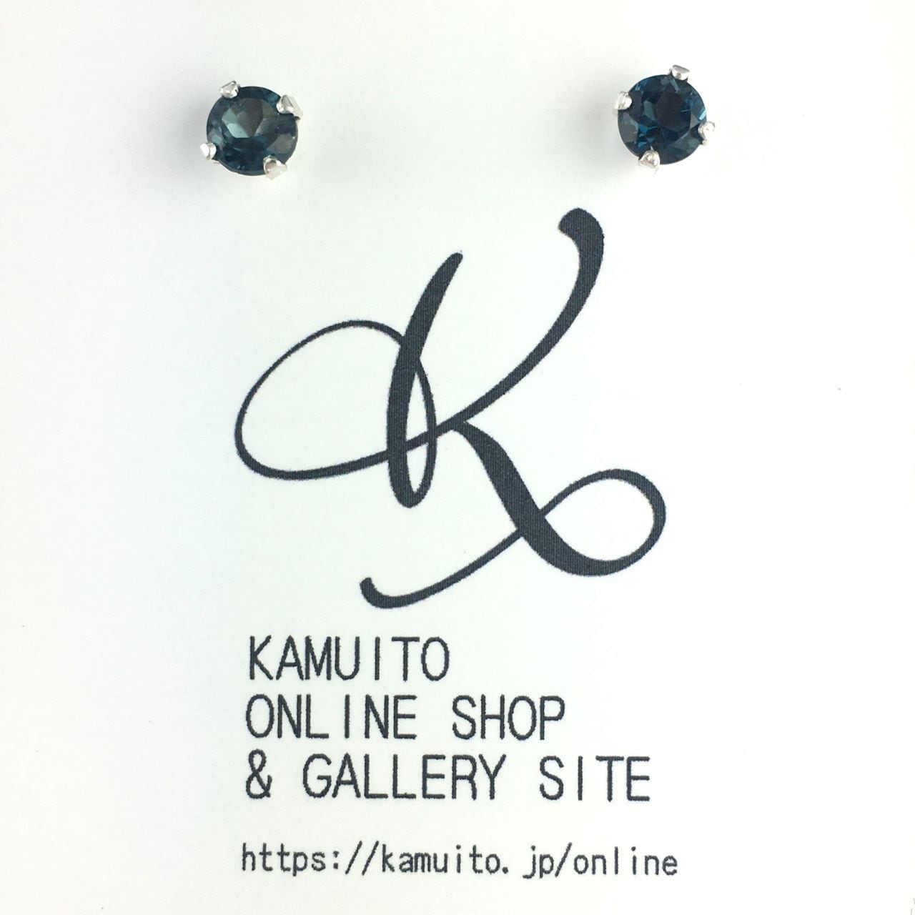 天然石ピアス〝ゴールドライングリーンアメシスト〟14KGF ゴールド