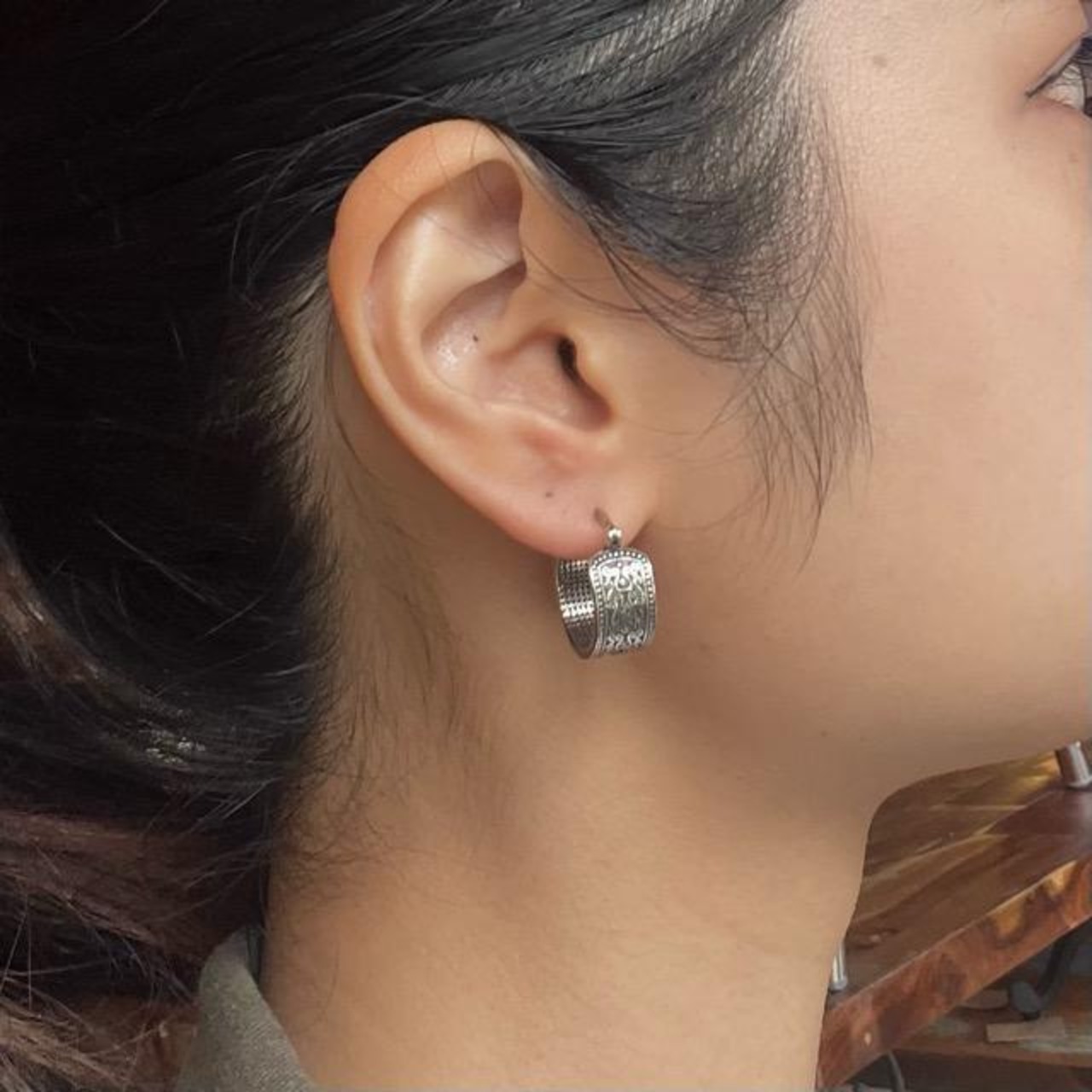 TOPANGA Jewelry 　Antique　Arabesque Earrings　アンティークアラベスクピアス　ピアス　ギフト　プレゼント　ジュエリー　イヤリング　