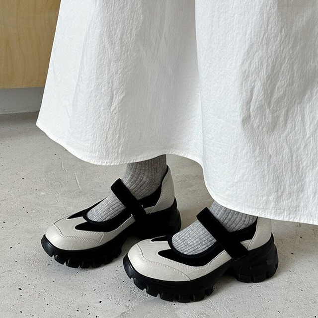 【34-40】Mary jane sneakers　B4244