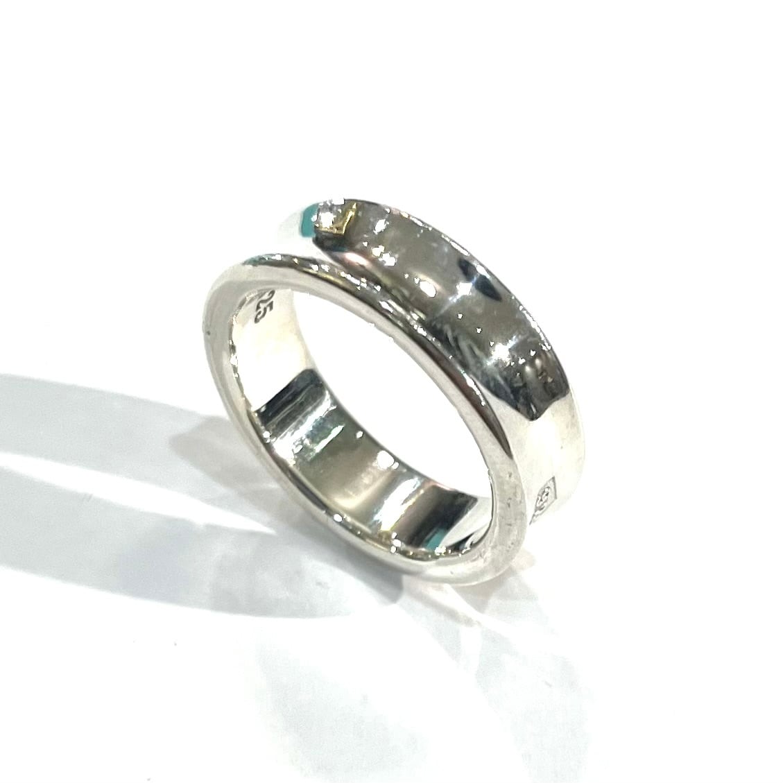 TIFFANY&CO】【18号】2614 ナローデザインシルバーリング 15号