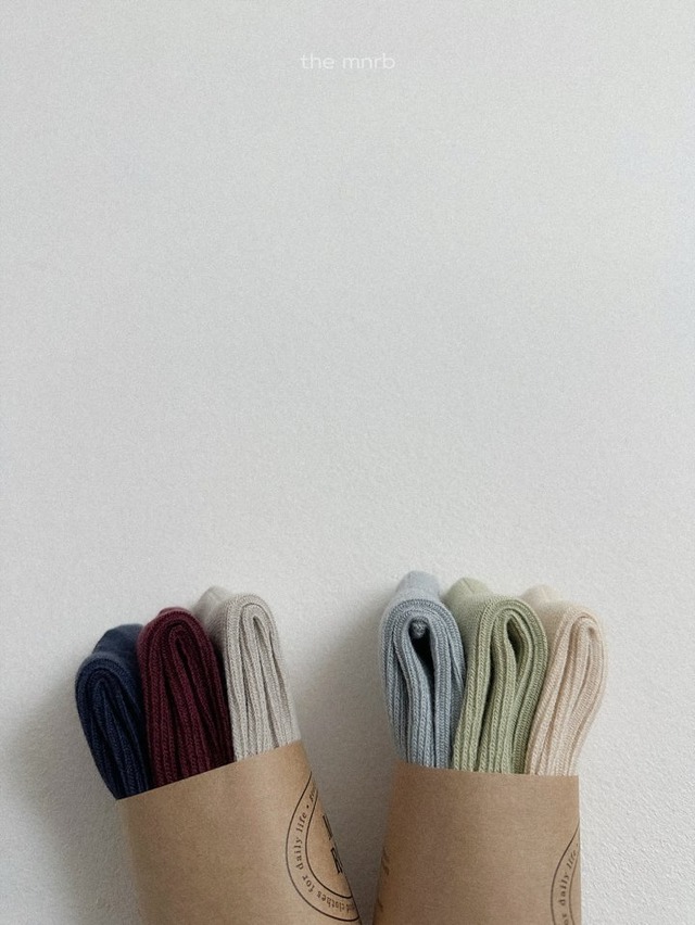 minirobe26su_Breeze Socks Tri-Species Set
