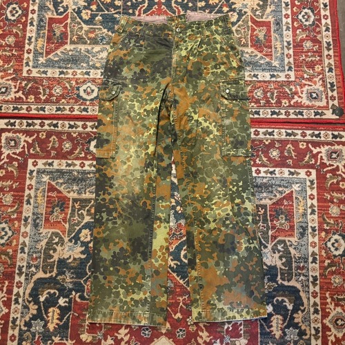 90s Germany Army ドイツ軍 実物 BW フレックカモ フレクターカモ 迷彩 カーゴパンツ ユーロ ミリタリー ヴィンテージ W74cm S相当 80s