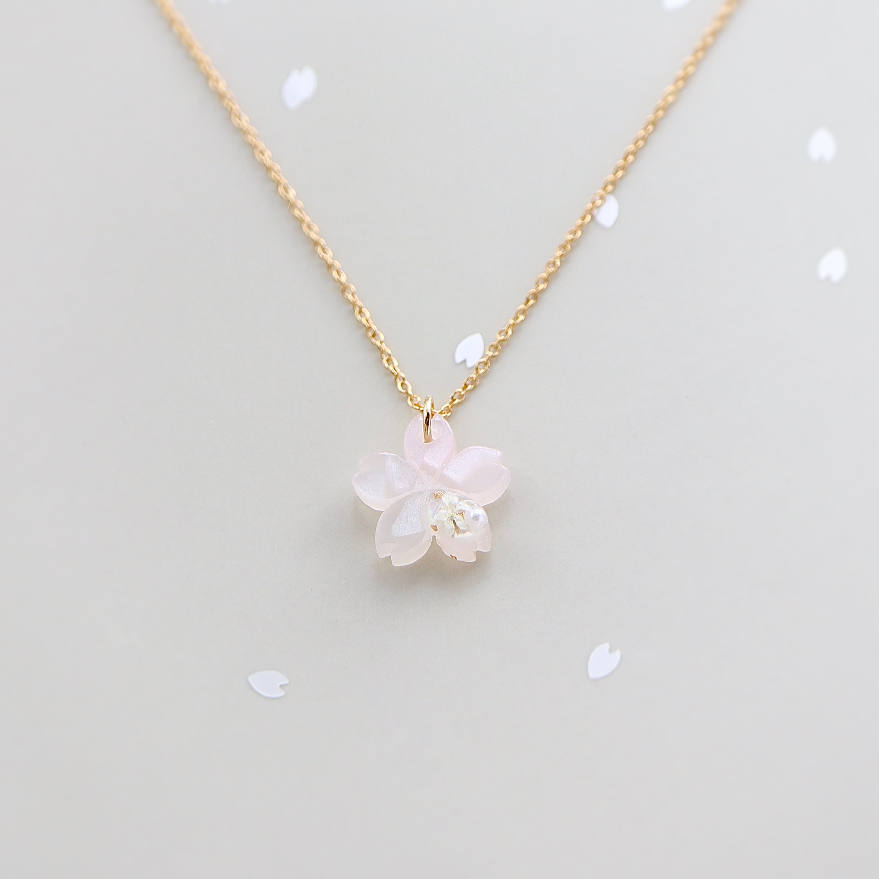 【ﾈｯｸﾚｽ】3月限定＊小桜日和