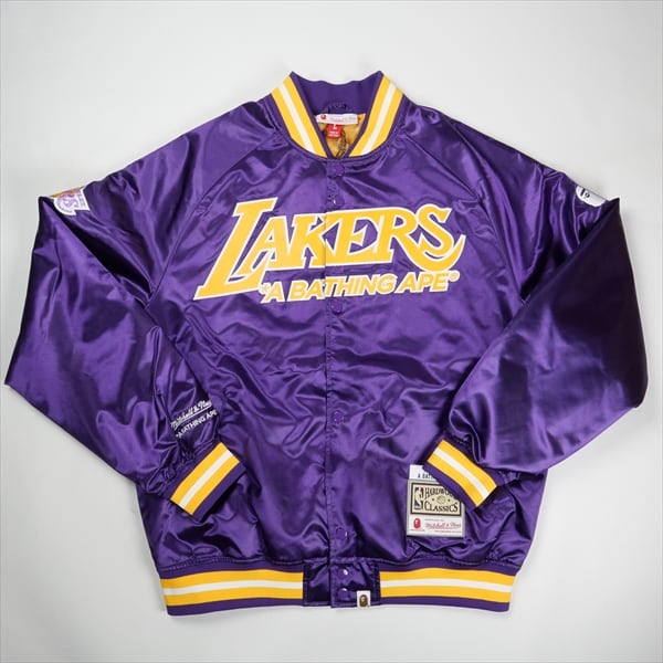 Size【L】 A BATHING APE ア ベイシング エイプ ×MITCHELL & NESS NBA