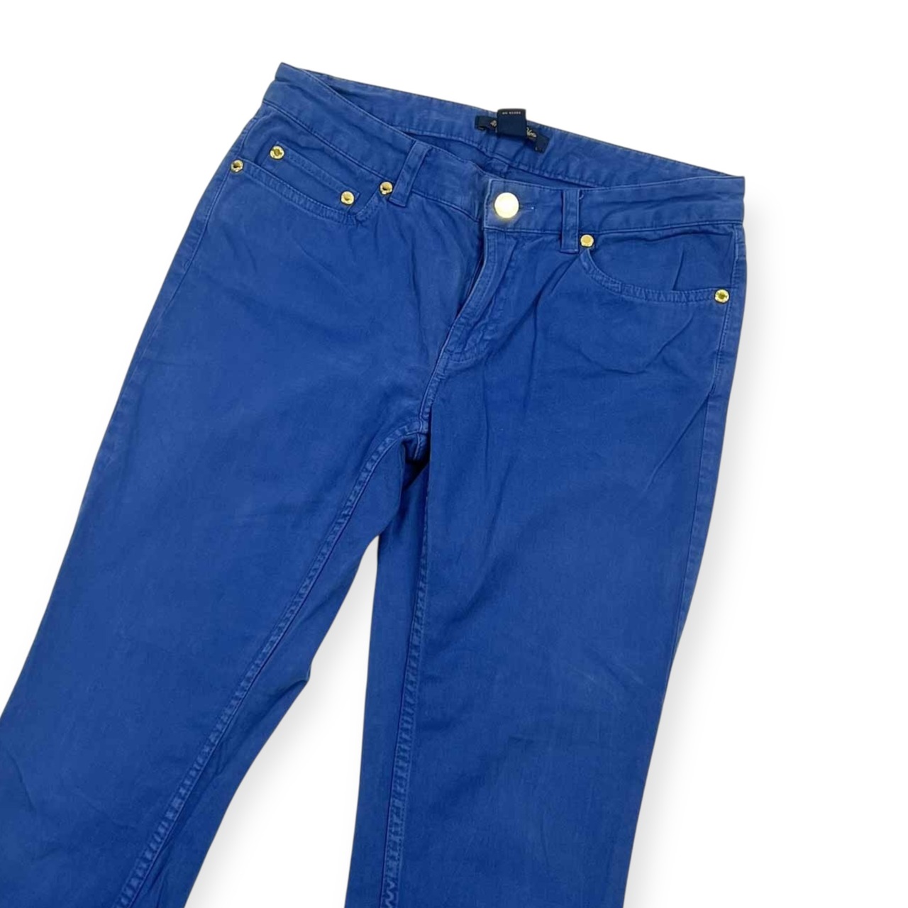 金ボタン Brooks Brothers ブルックスブラザーズ スキニーパンツ 2/ブルー