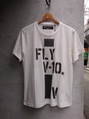 Sick and Tired "STENCIL FLY-V PRINT TEE"