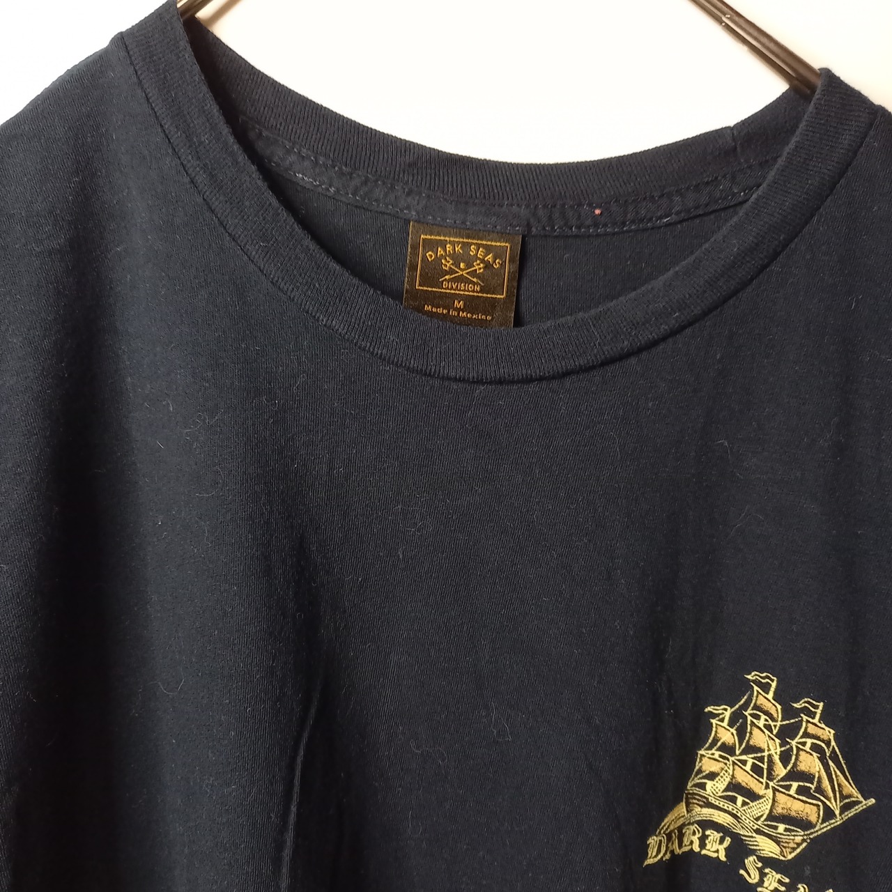 DARK SEAS　クルーネック　プリントTシャツ　半袖　背面　メキシコ製　M