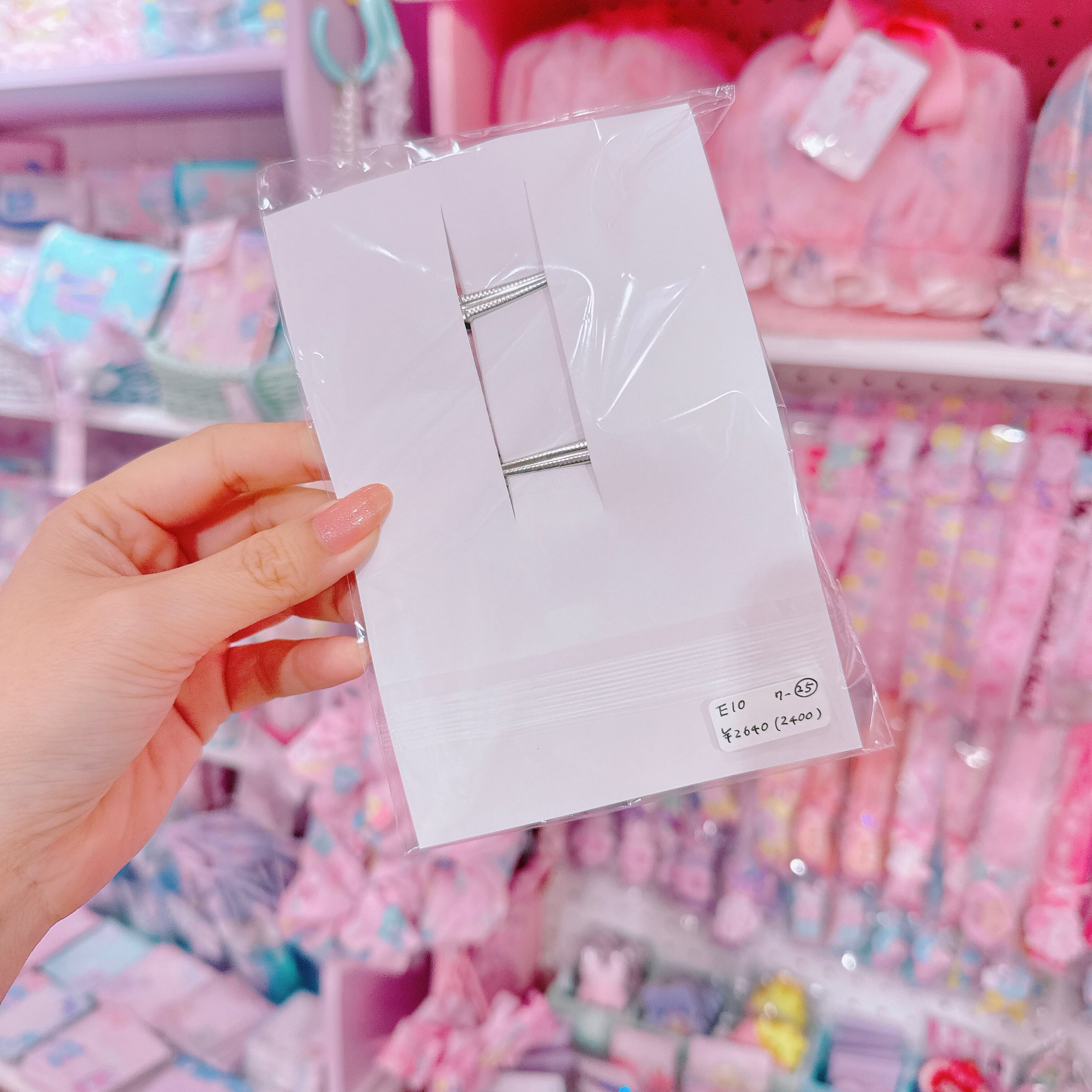 【E10】7-25ツインヘアクリップ