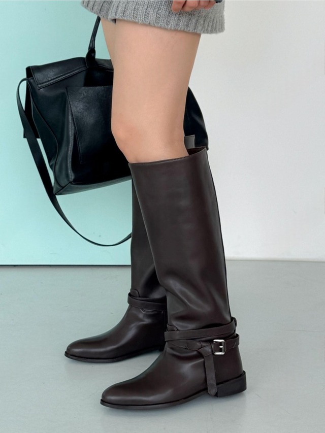 Belt Detail Long Boots