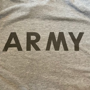 【US ARMY】 米軍 アーミー ロンT 長袖 Tシャツ ミリタリー Aロゴ リフレクター