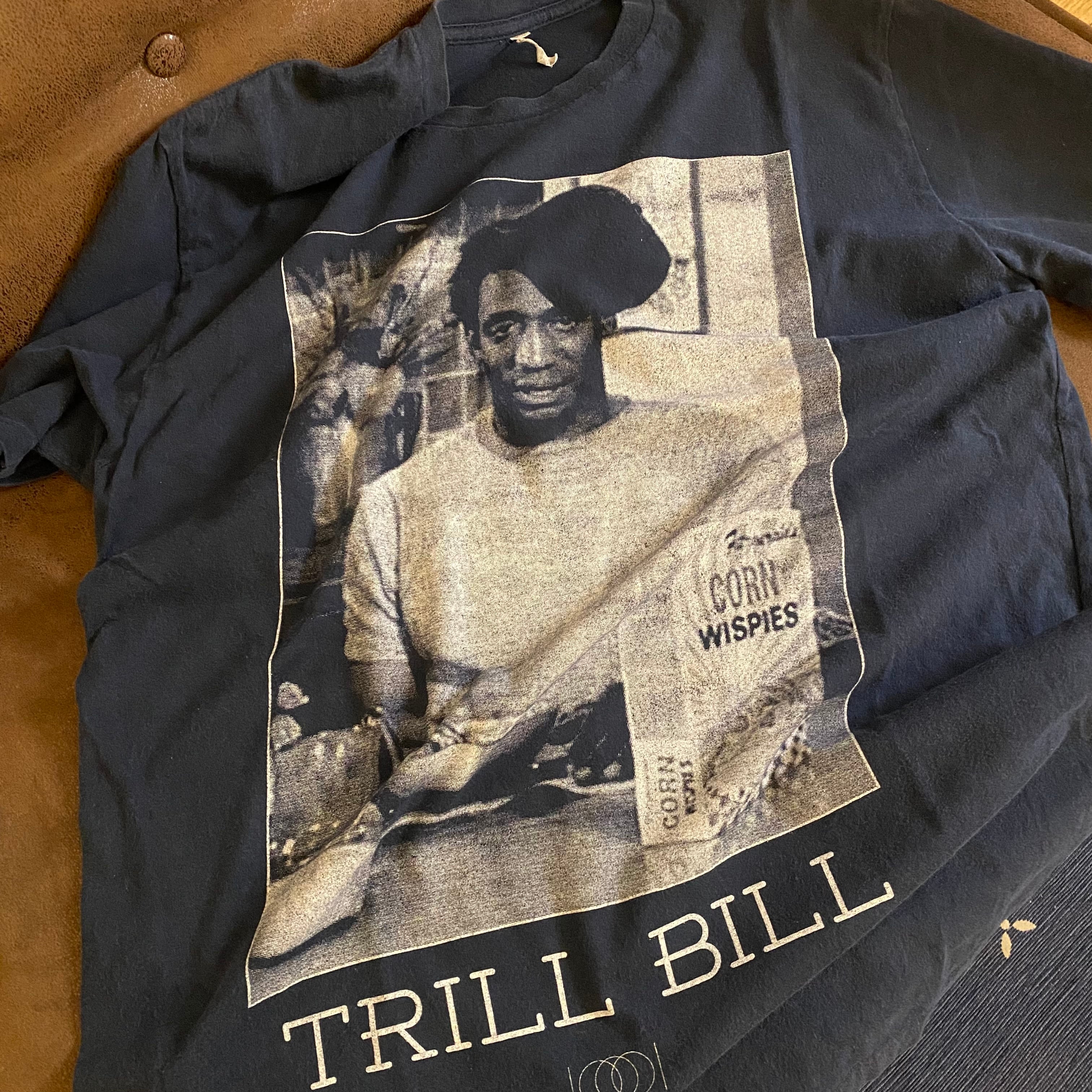 TRILL BILL cotton T-shirt {TRILL BILL コットン Tシャツ 古着 USED メンズ} ユニセックス