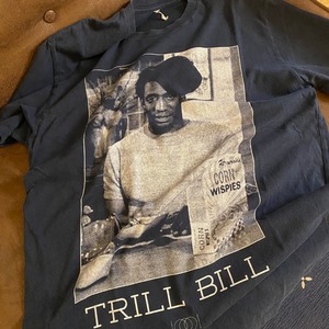 TRILL BILL cotton T-shirt {TRILL BILL コットン Tシャツ 古着 USED メンズ} ユニセックス