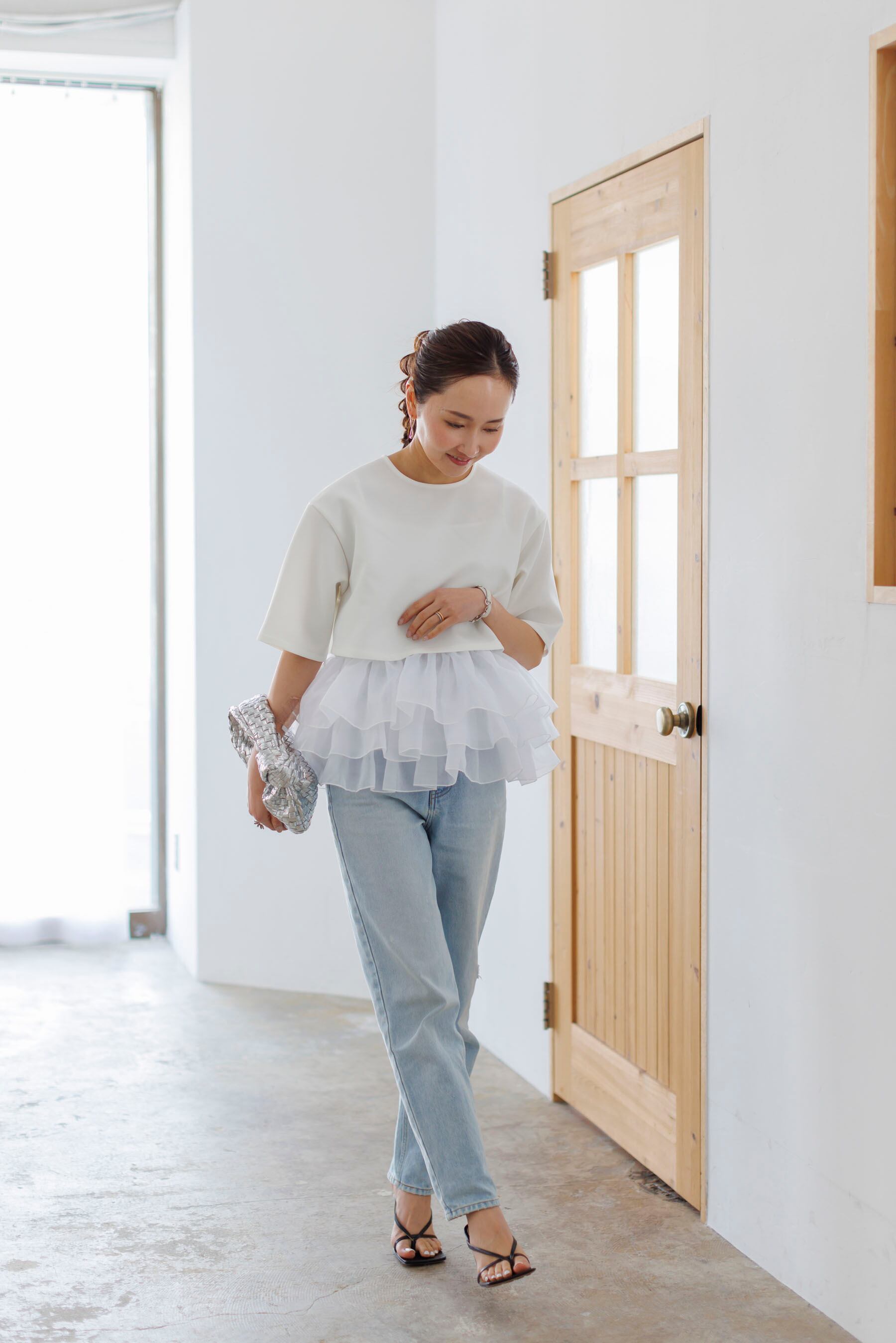 Bluelea ヘムチュールドッキングプルオーバー 【公式通販】