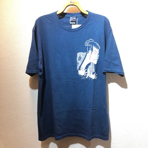 藍染めTシャツ 写楽