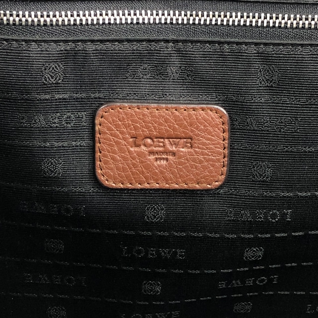 LOEWE ロエベ ヘリテージ トートバッグ ブラウン レザー vintage ヴィンテージ オールド 6rmryp