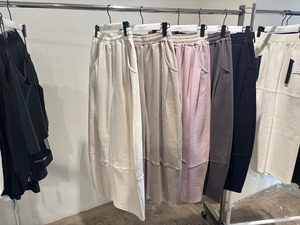【LUGIVA TOKYO】T／C  ポンチワイドカーヴィパンツ