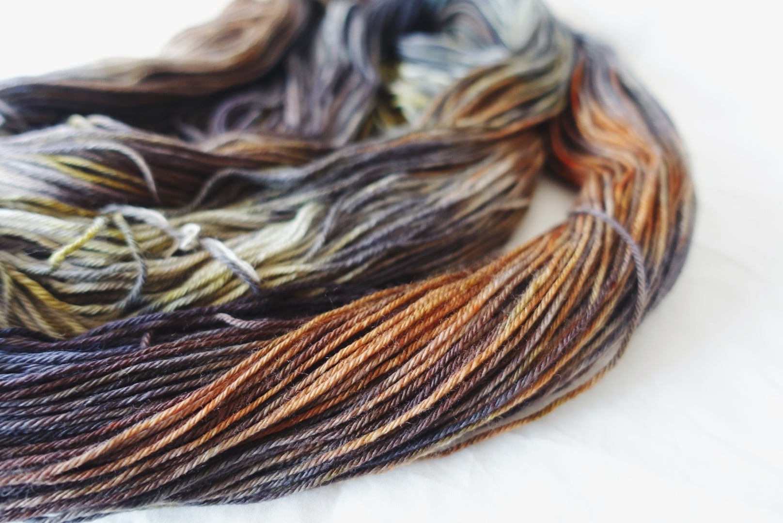 手染め毛糸]SperwashMerino100_4PLY_サビ猫 | 手染め毛糸のYaoskep Yarn
