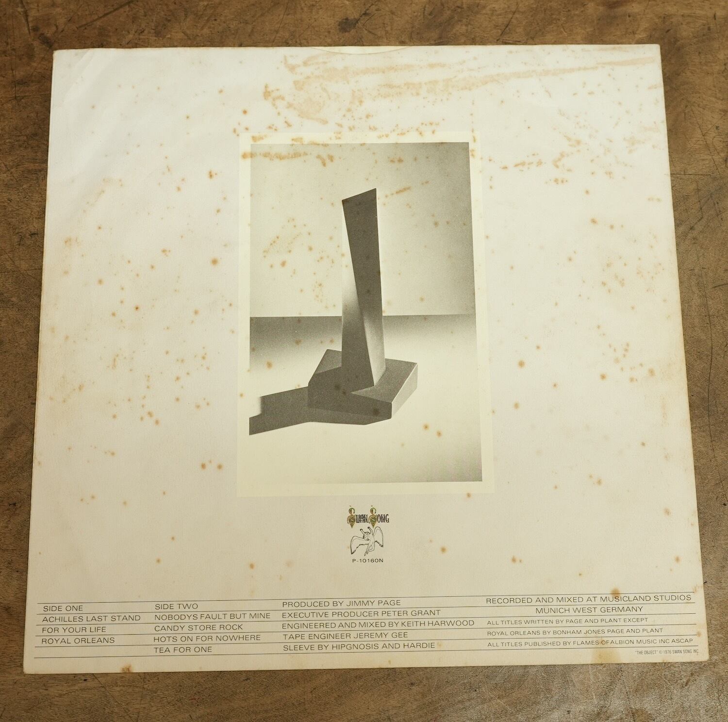 3666LP2 LED ZEPPELIN / PRESENCE レッド・ツェッペリン P-10160N 中古