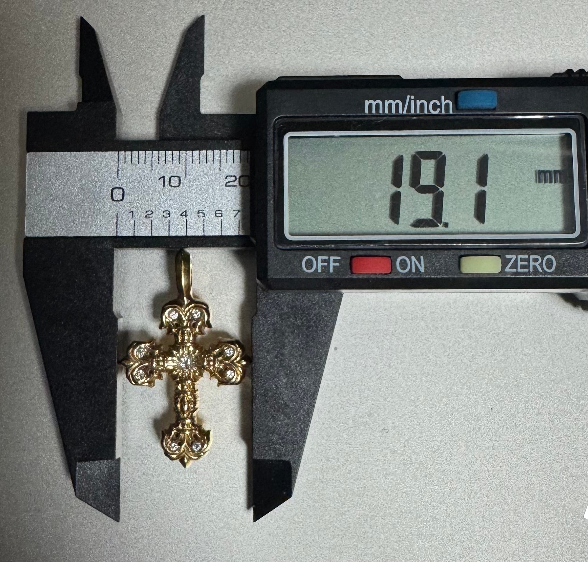 インボイス原本付き】クロムハーツ 22kタイニーフィリグリークロスwith