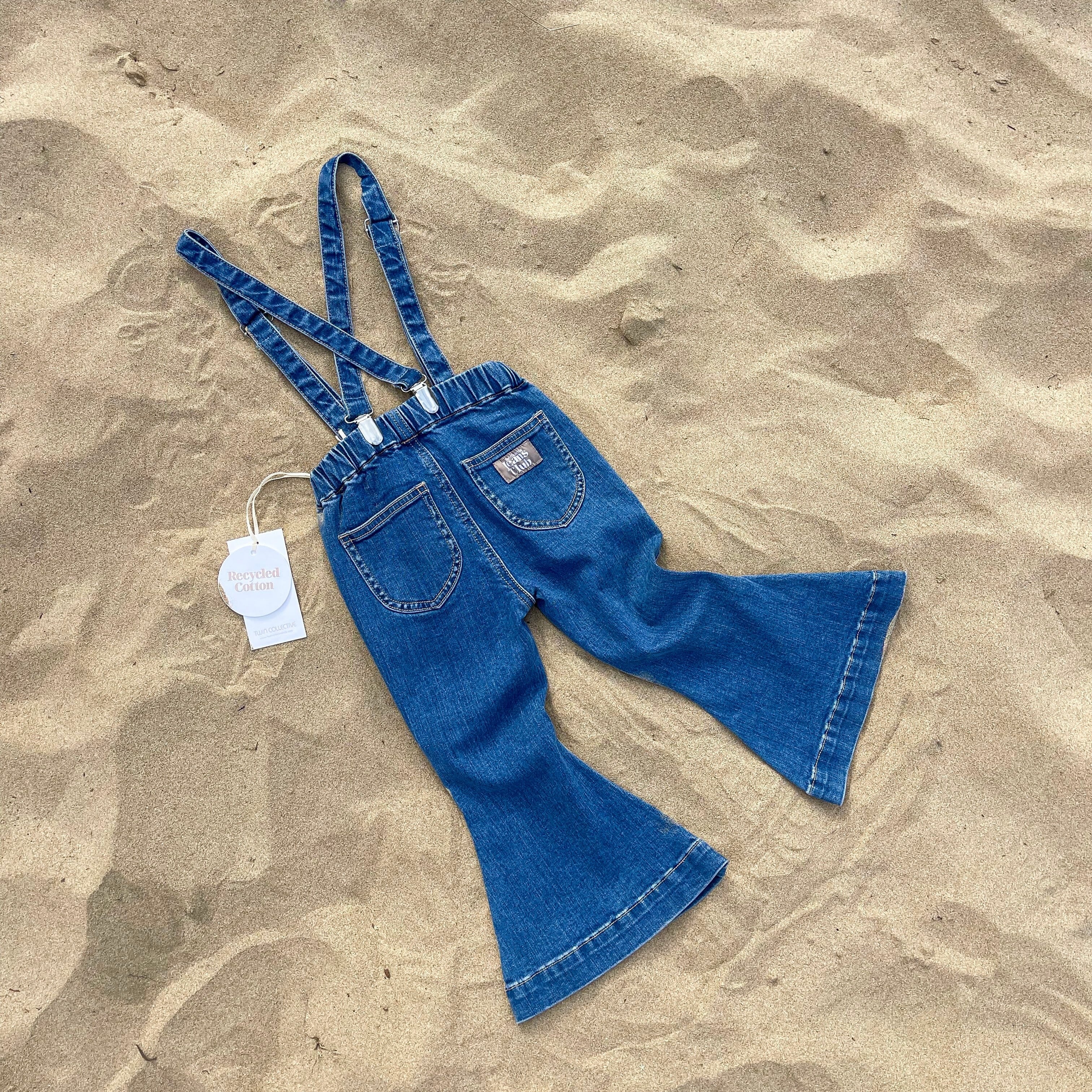 【即納/送料無料】twin collective / Farrah Flare Jean - Western Blue